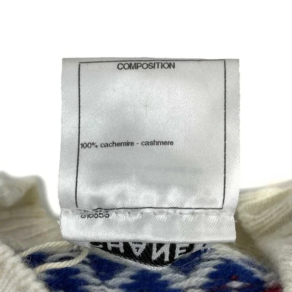 CHANEL - Paris-Salzburg Multicolor Cashmere Jumper - CC Buttons - 34 / US 2 - Picture 8 of 14